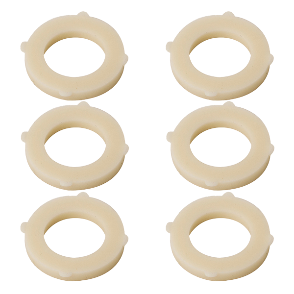 Six Sawyer replacement gasket seals